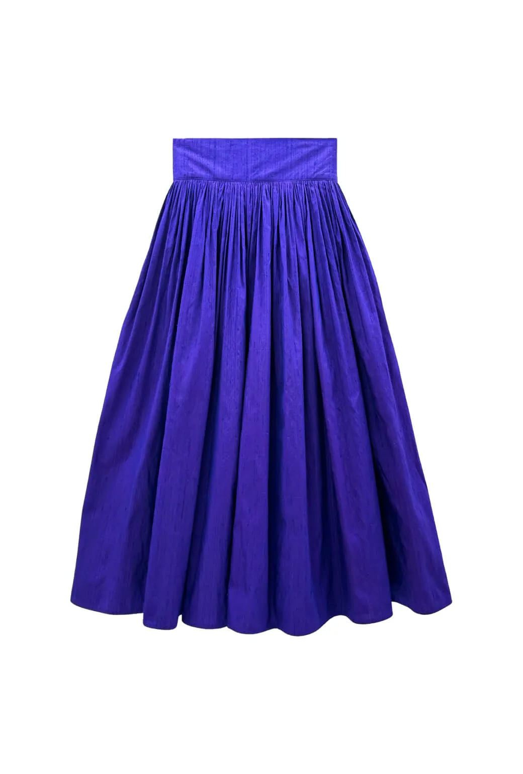 Hypoallergenic fabric AntiPill Surface Buru x Kristin Kennedy The Marilyn Skirt - Violet Silk