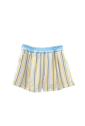 Bonded Seam Technology Training Comfort Buru x Megan Stokes Everyday Shorts - Popcorn Stripe