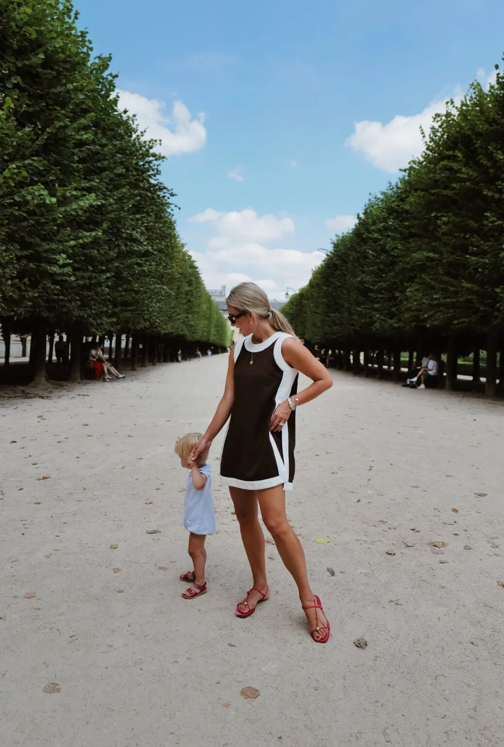 LowProfileStitching LightweightComfort Buru x Megan Stokes Mini Bermuda Set - Chocolate