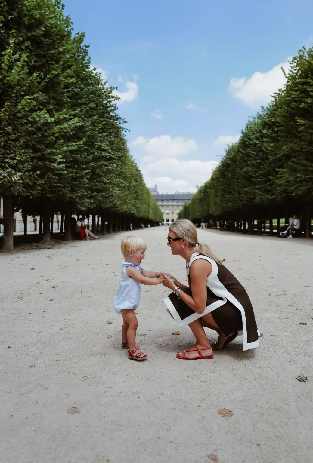 Buru x Megan Stokes Mini Bermuda Set - Chocolate Laser cut AllDayComfort