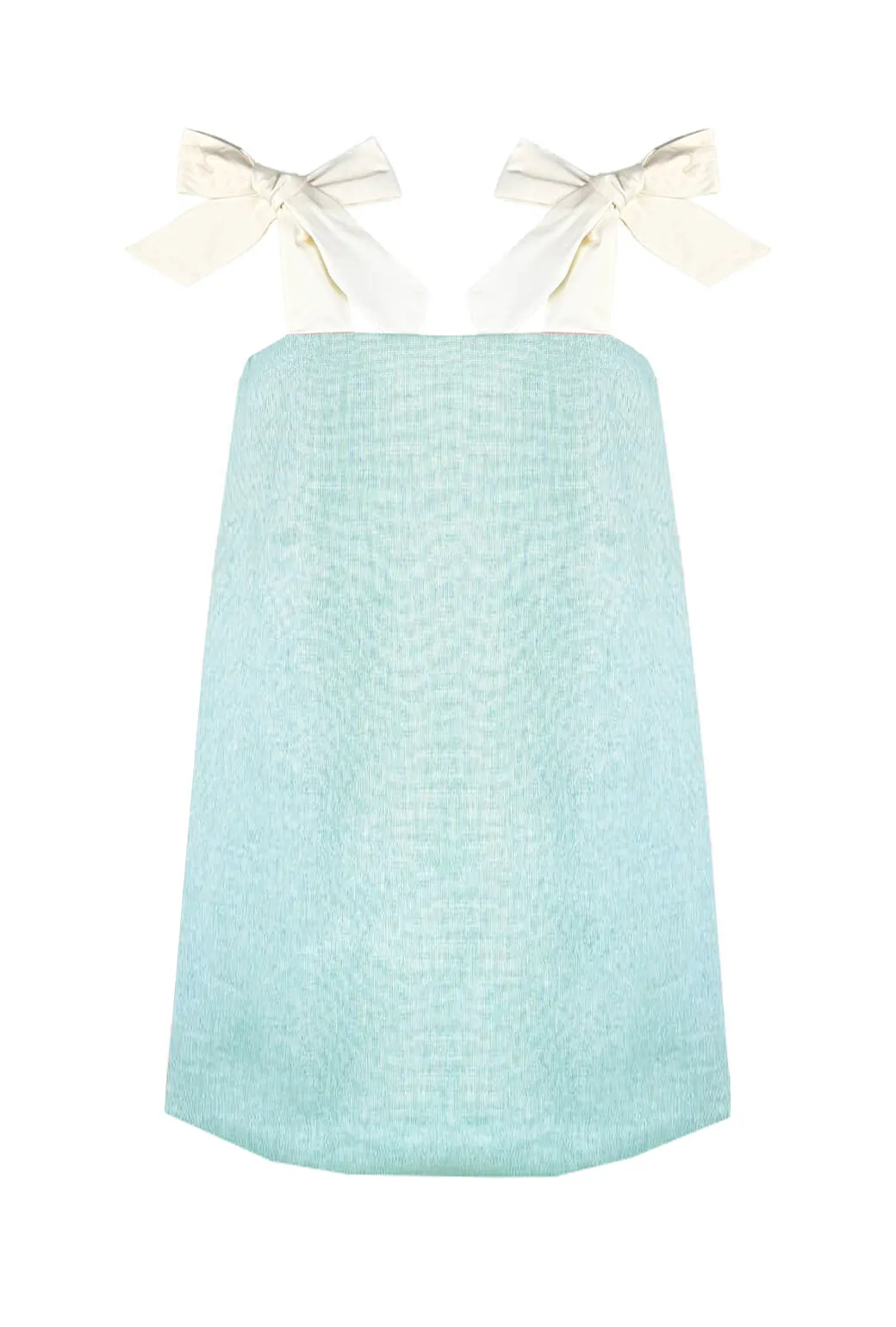 Buru x Old Soul Etiquette Pillar Dress MINI - Blue Shimmer Linen Active Wear