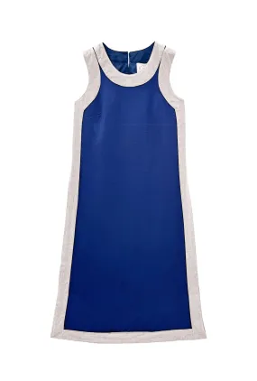 Simple Pullover Buru x Val Bermuda Set - Navy & Taupe