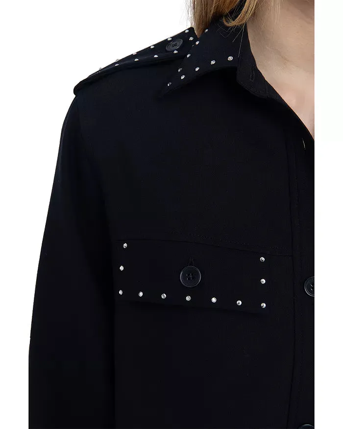 ZADIG & VOLTAIRE TASKAM TAILLEUR STRASS SHIRT ThermalRegulating Classic Polo