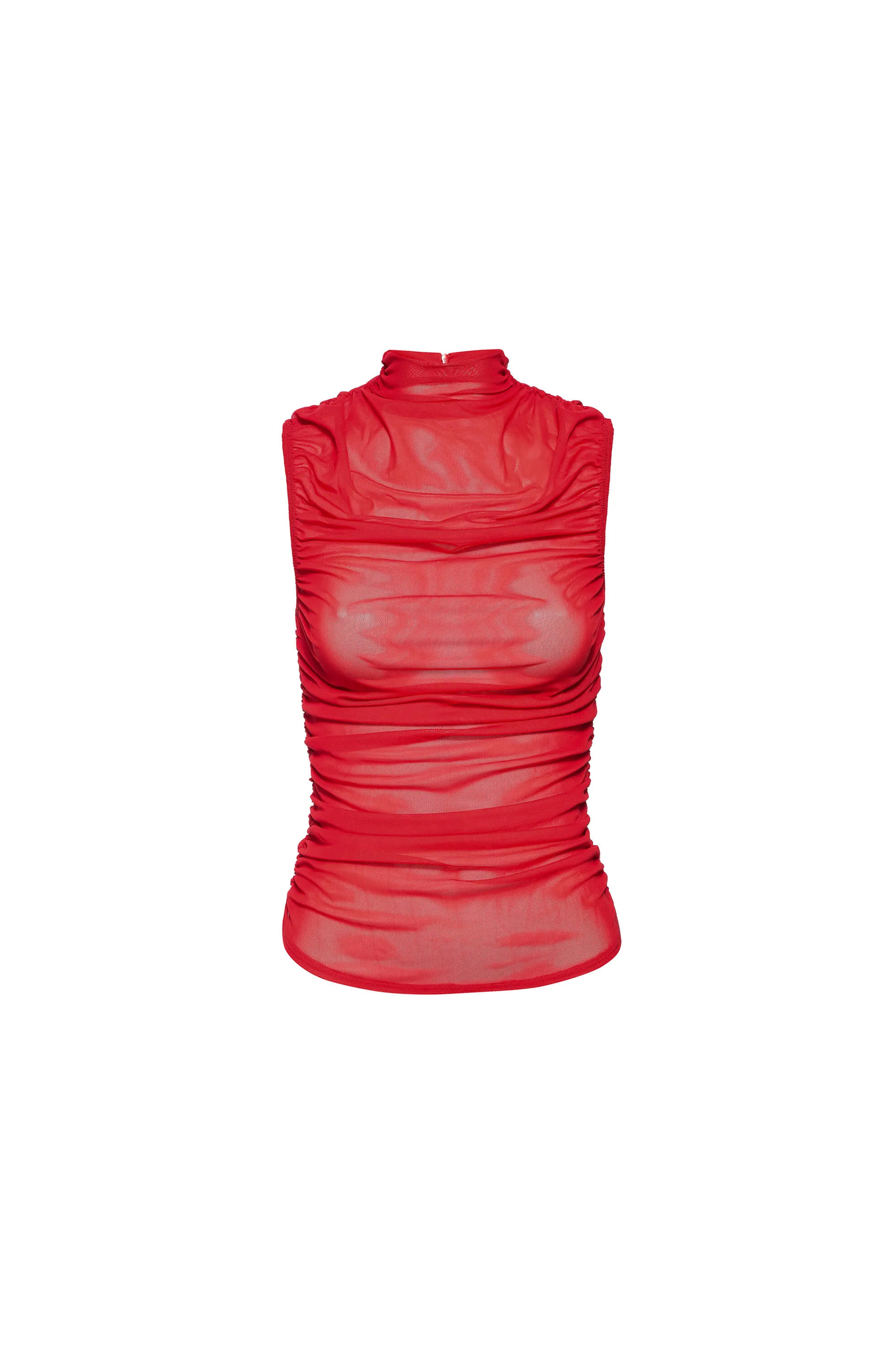 Everyday Look Luxurious Feel CAM TOP - RED ROSE