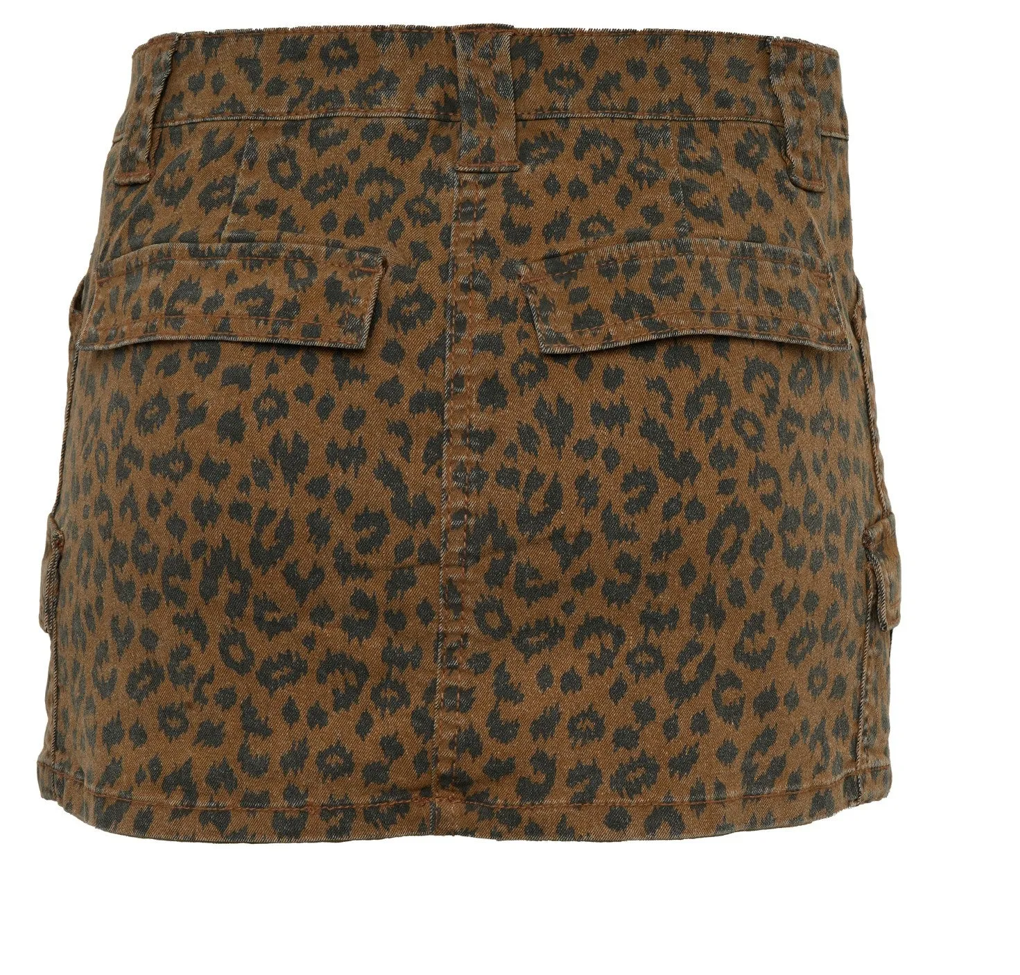 Cargo Cool Leopard Mini Skort Soft Brush Lining Premium Stretch
