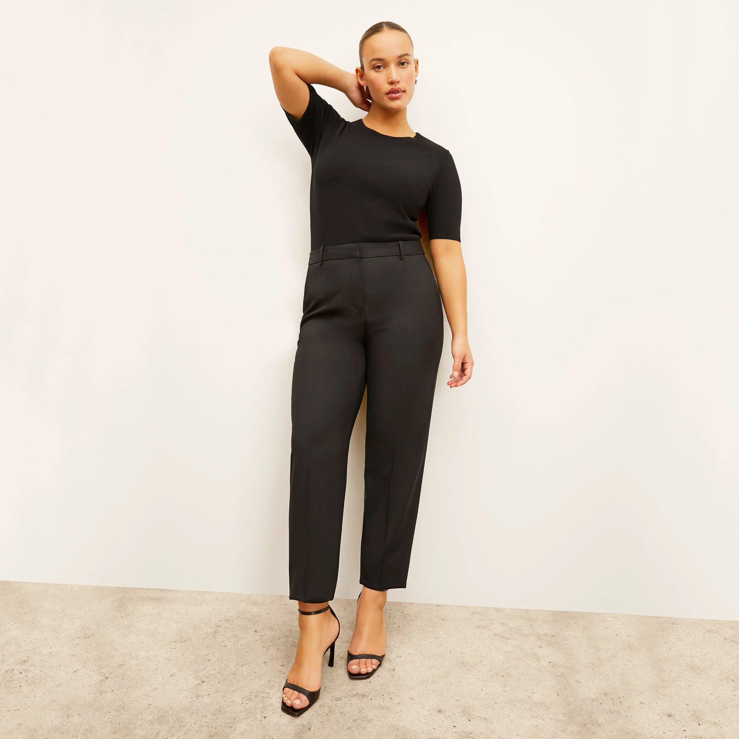 Choe Top - Eco 365Knit :: Black Friction Resistant Shoulder