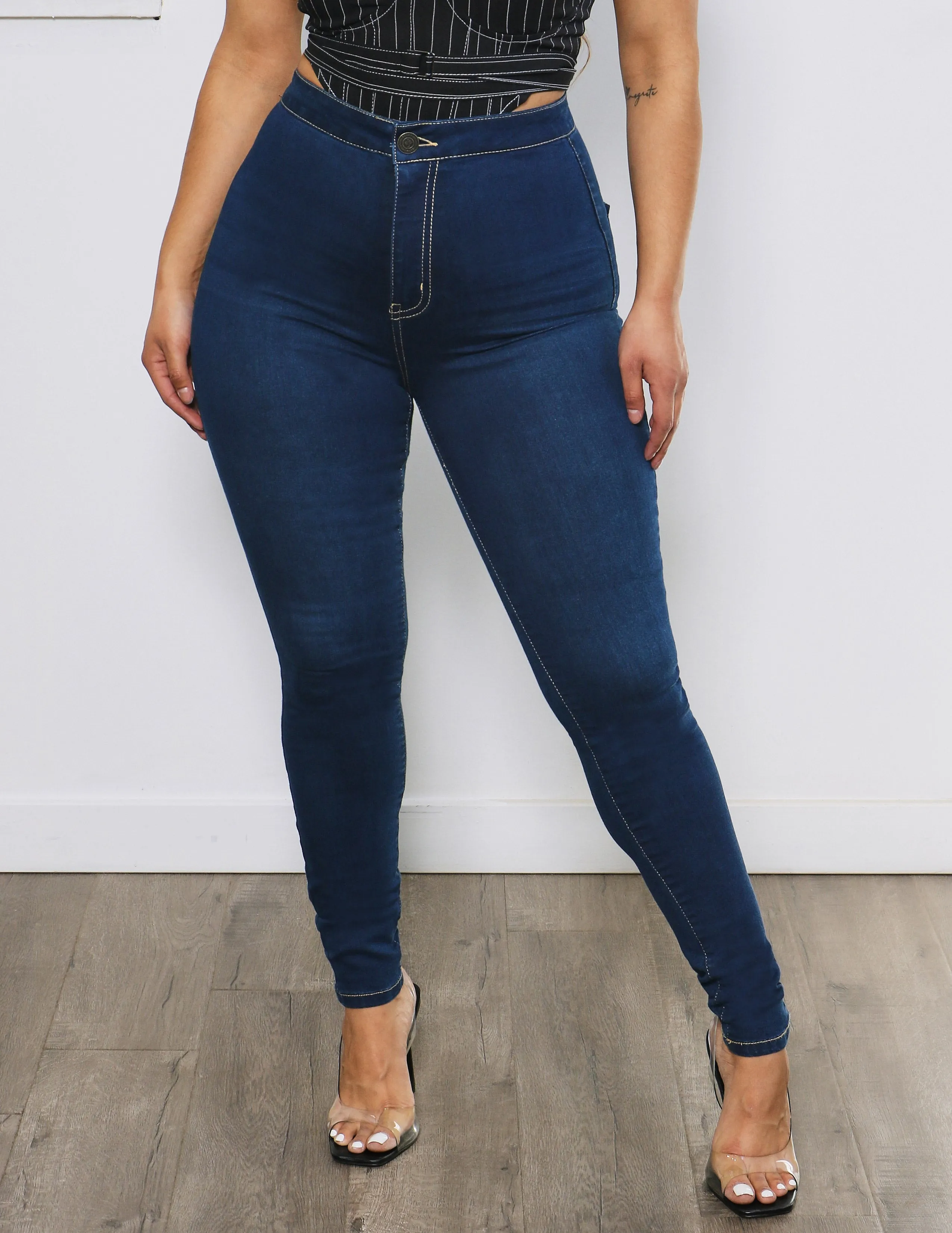 Festival Outfit Professional Wear Super High Rise Skinny Jean