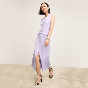 Modern Design Eva Skirt - Stretch Tweed :: Lilac/Ivory