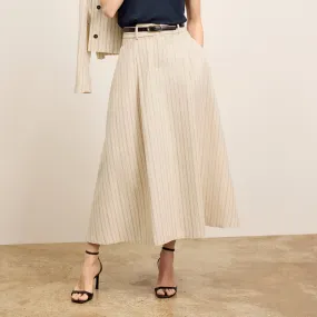 Minimal Design Olia Breeze Skirt - Breeze Stripe :: Ecru/Navy