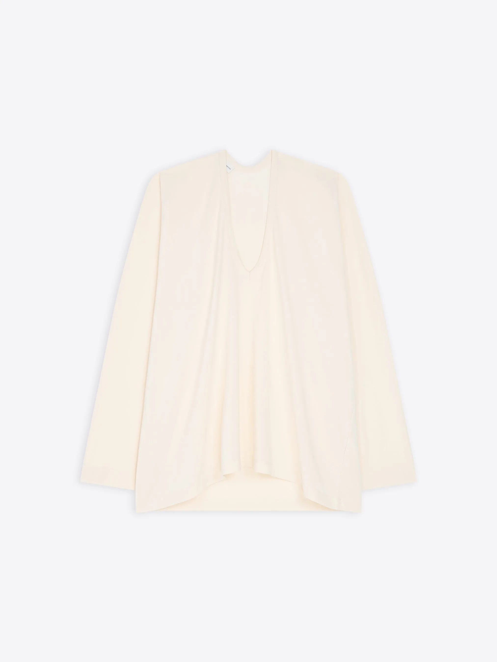 Laser Cut Edges V-neck tee