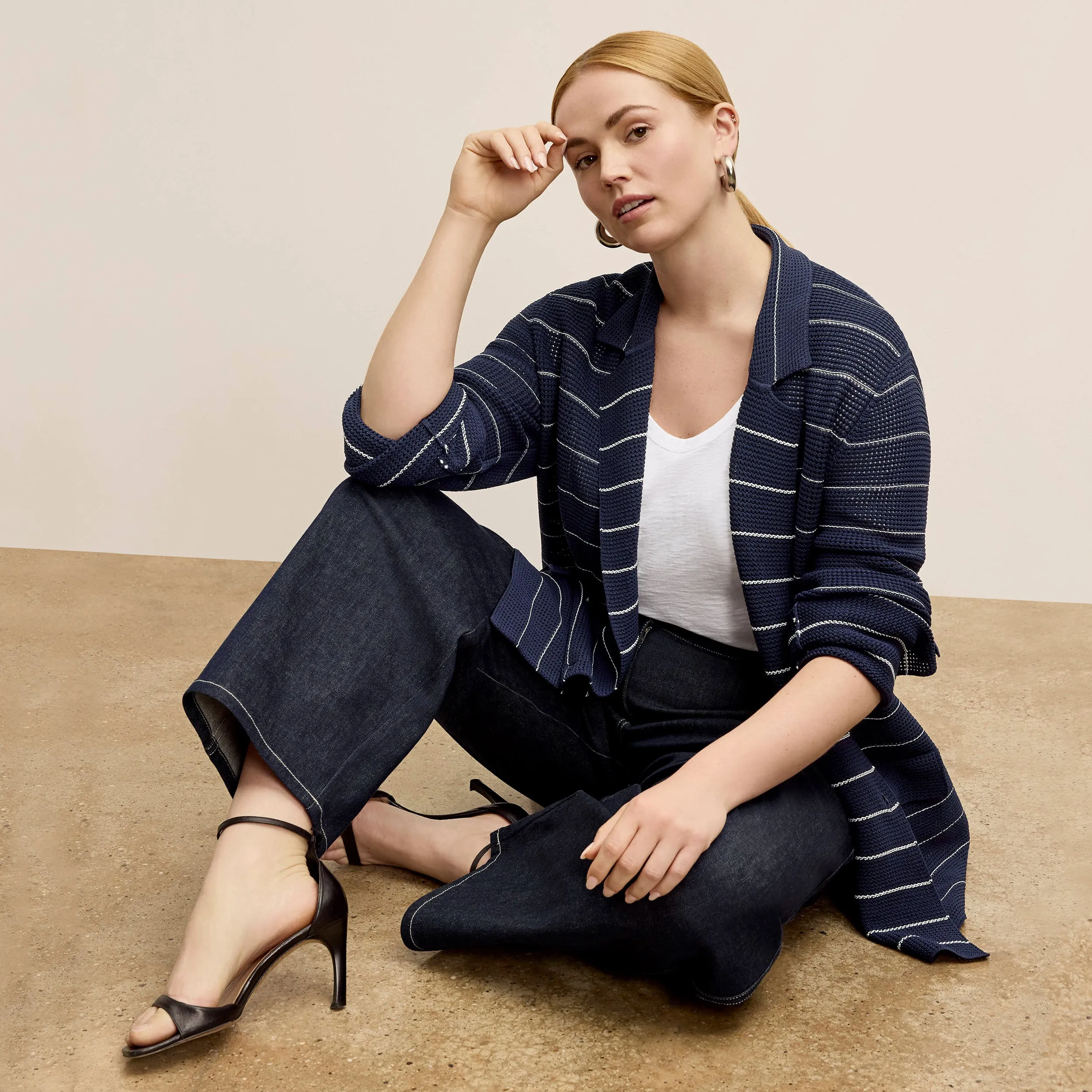 Bold Design Wyatt Tank - Organic Cotton Slub :: White