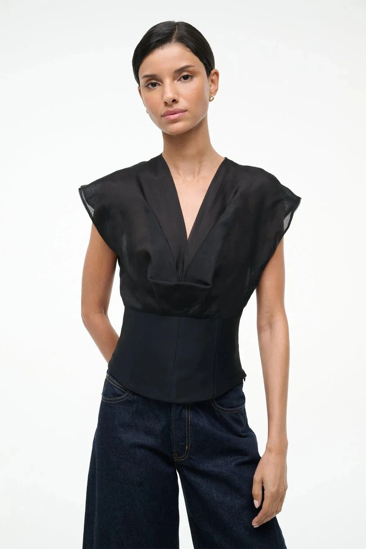 STAUD PINNACLE TOP Breathable Knit Fabric Durable Reinforced Elbow Patches