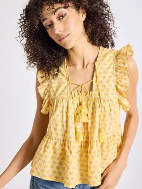 Butter Soft Handfeel Chelsea Top in Buttercup
