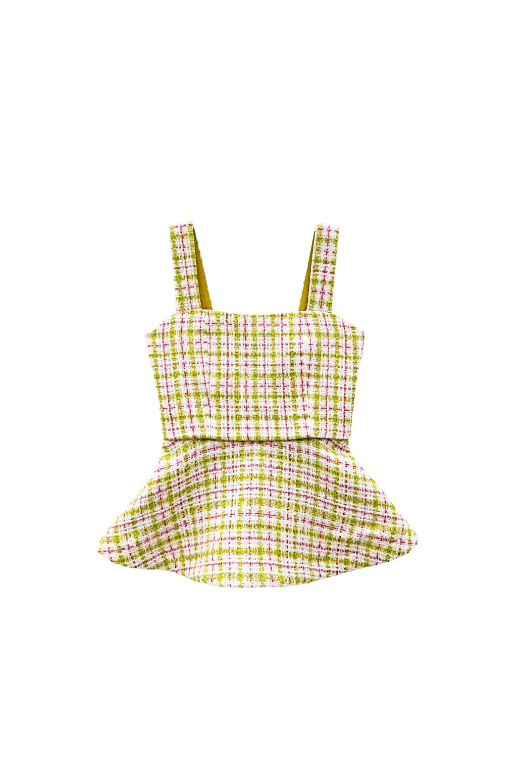 Buru x Old Soul Etiquette The Peplum Bustier - Spring Tweed Flexible Cuffs