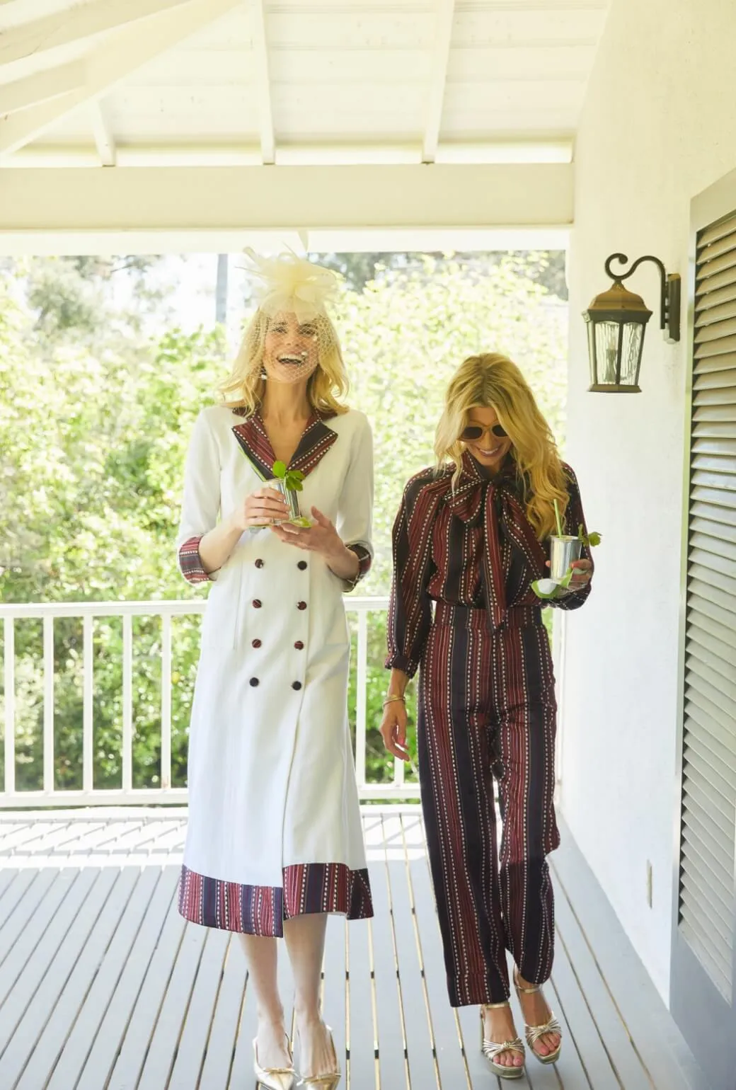 Run for the Roses Charlie Pant - Navy Embroidery Fade Resistant Dye Non Restrictive Cut