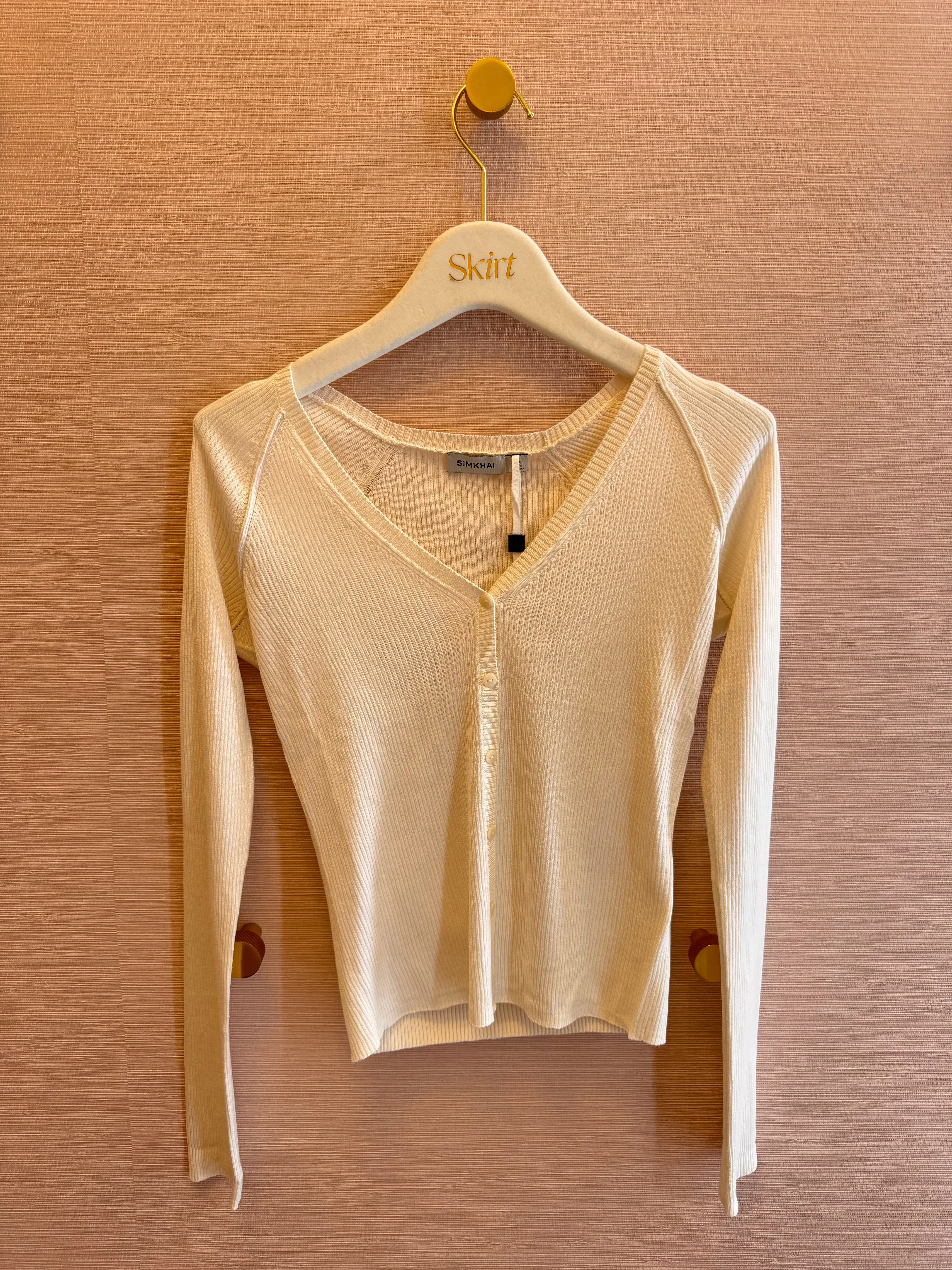 Sustainable Production Certified Bamboo Fiber Fabric SIMKHAI DARLENE CARDIGAN