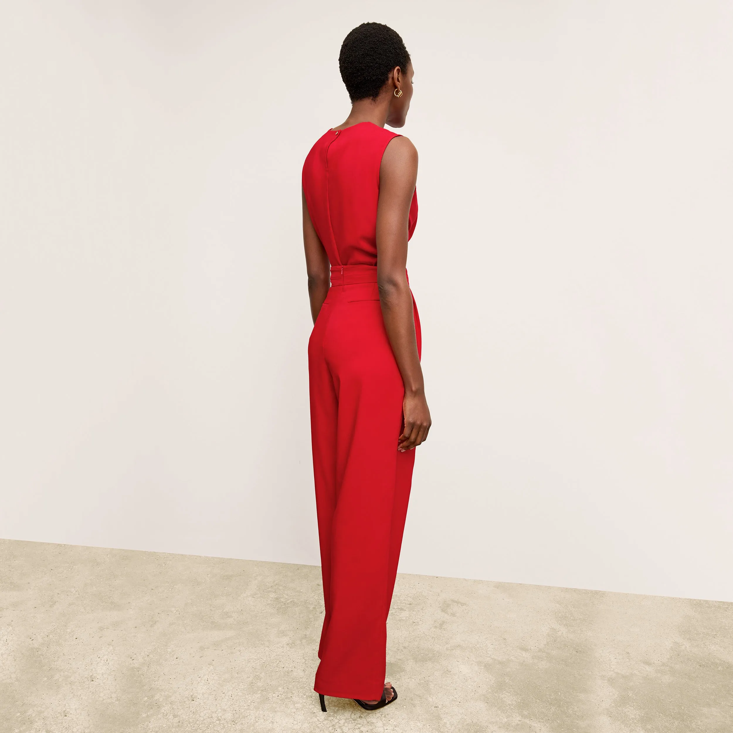 Conway Pant - Eco Sateen :: Maraschino HiddenStoragePocket Four Way Stretch