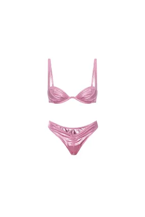 CORA BIKINI TOP   BAMBI BOTTOM - CANDY SweatGuard Lining Street Style