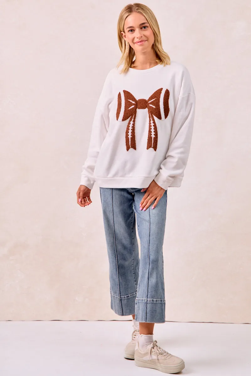 Modern Layers IT1508K-68 | GAMEDAY THEME RIBBON FOOTBALL PATCHED TOP