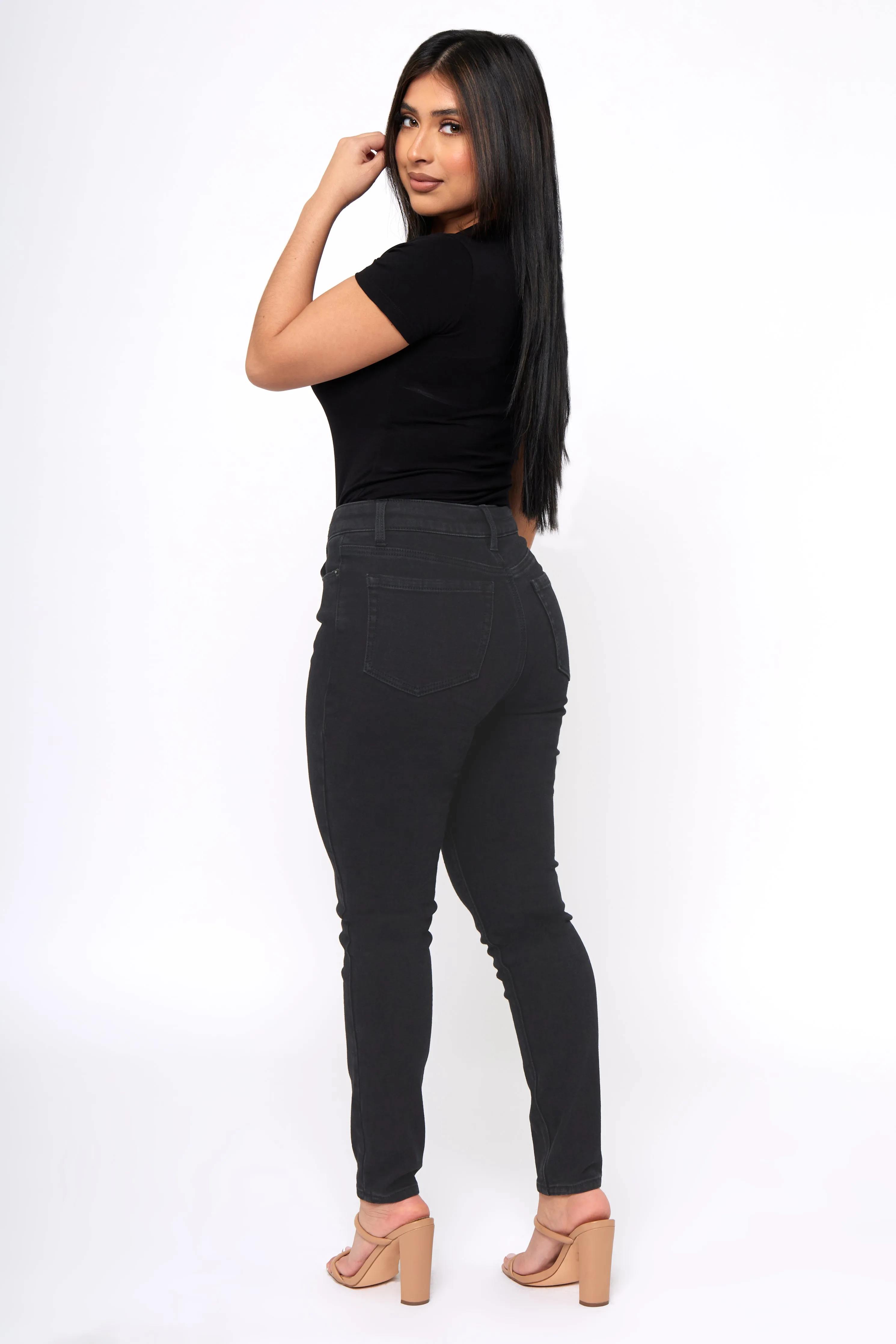 SturdyBeltLoops On The Go Cozy Curvy Skinny Jeans