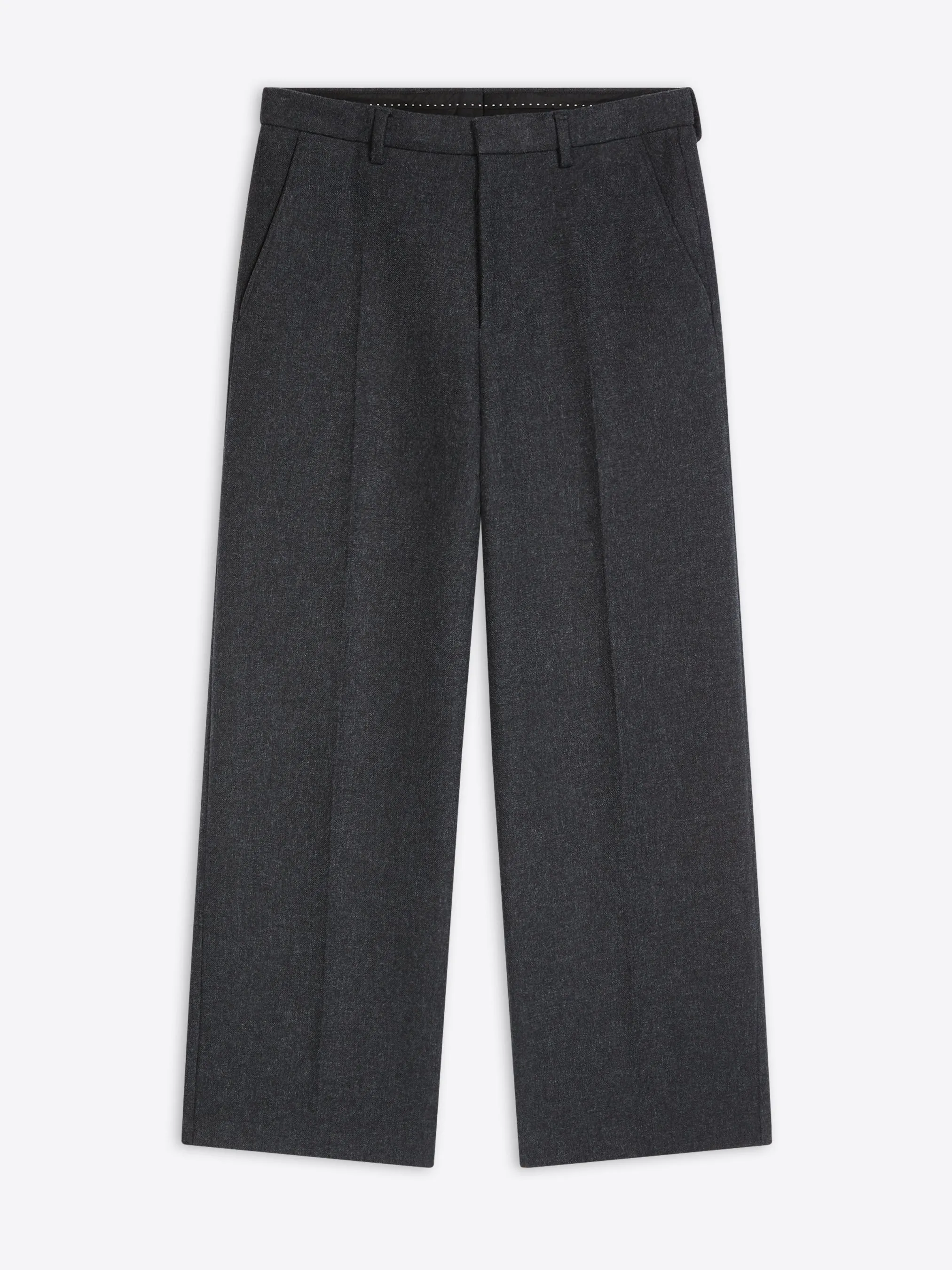 Stylish corporate outfit Cropped cotton twill pants