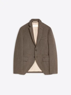 Cropped suit jacket Timeless evening ensemble