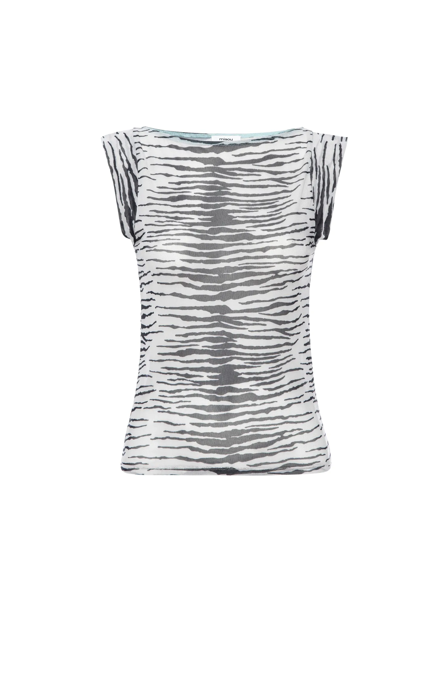 LUCIA TOP - ZEBRA Soft Touch Texture