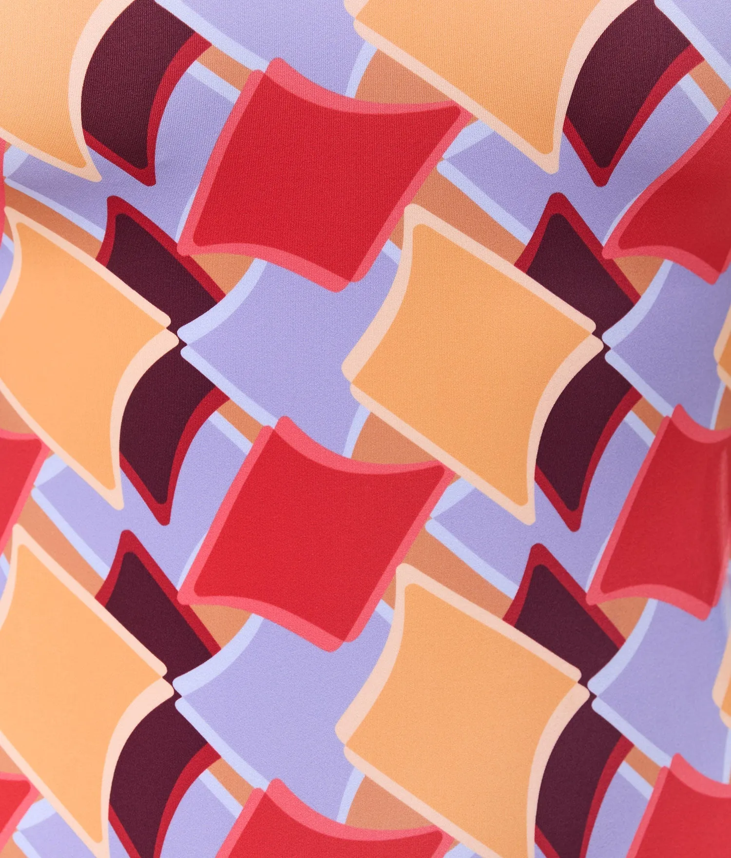 Flexible Back Design The Maui Bikini Top - Eco Nylon - Mod Geo