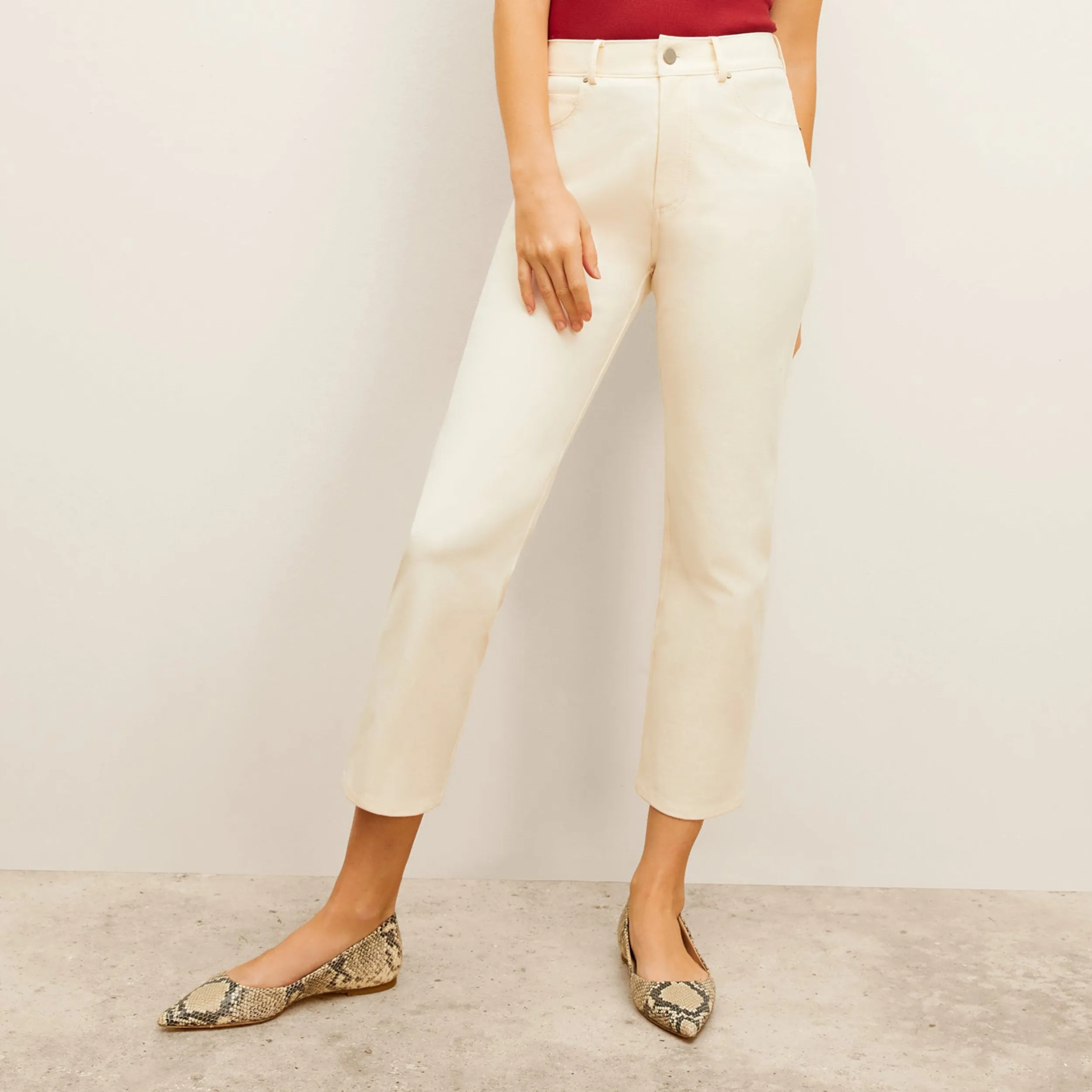 Versatile Wear Daria '90s Jean - Eco Better Than Denim :: Bright Ivory