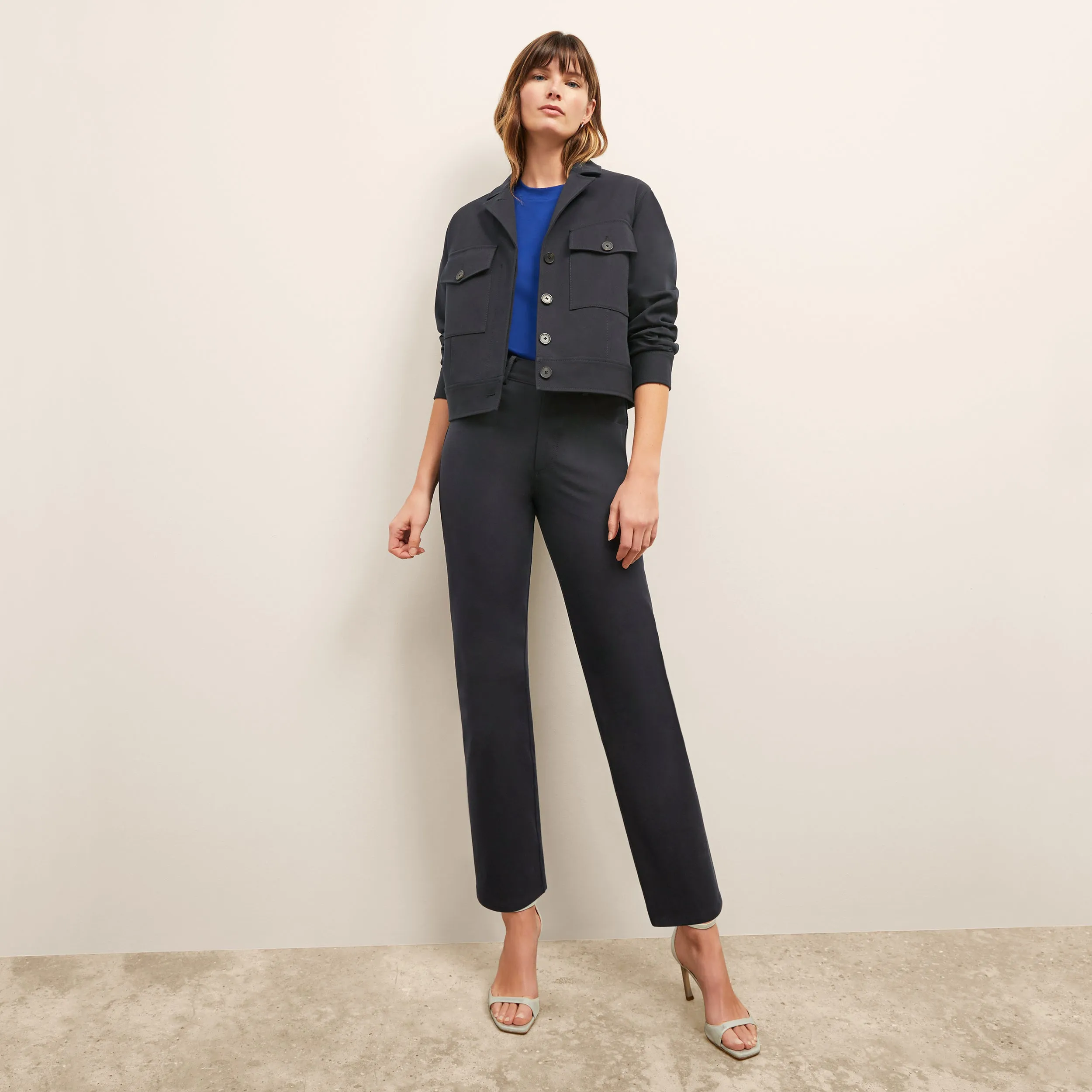 Daria '90s Jean - Eco Better Than Denim :: Ink Soft Microfiber Fabric TactileWeave
