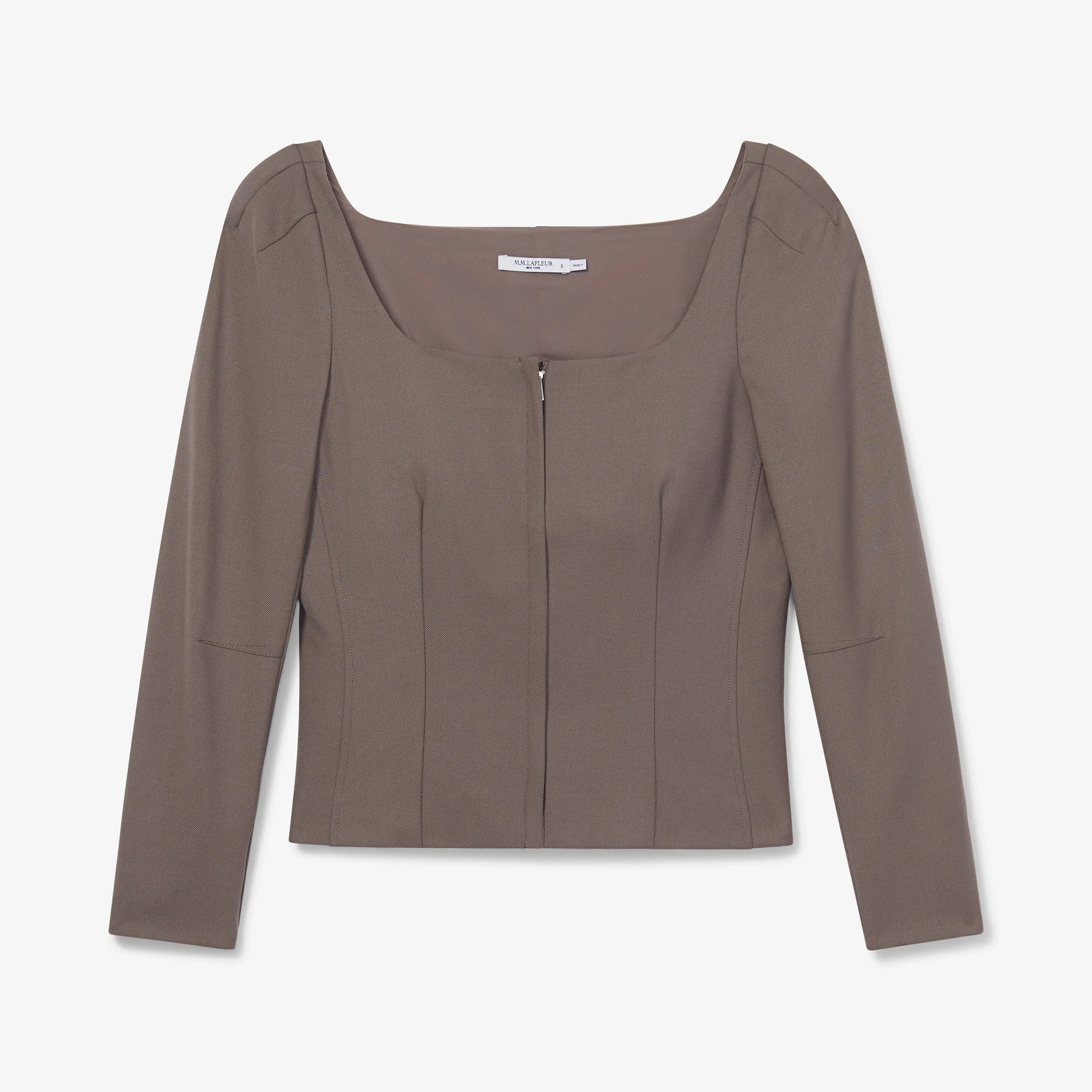 Summer Polo Dawn Top - Sharkskin :: Mink