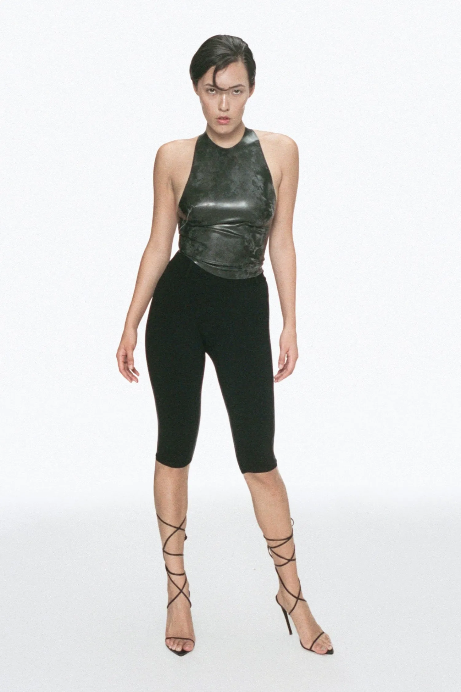 HARLEY CAPRI - BLACK Friction Resistant Fabric Stay Dry