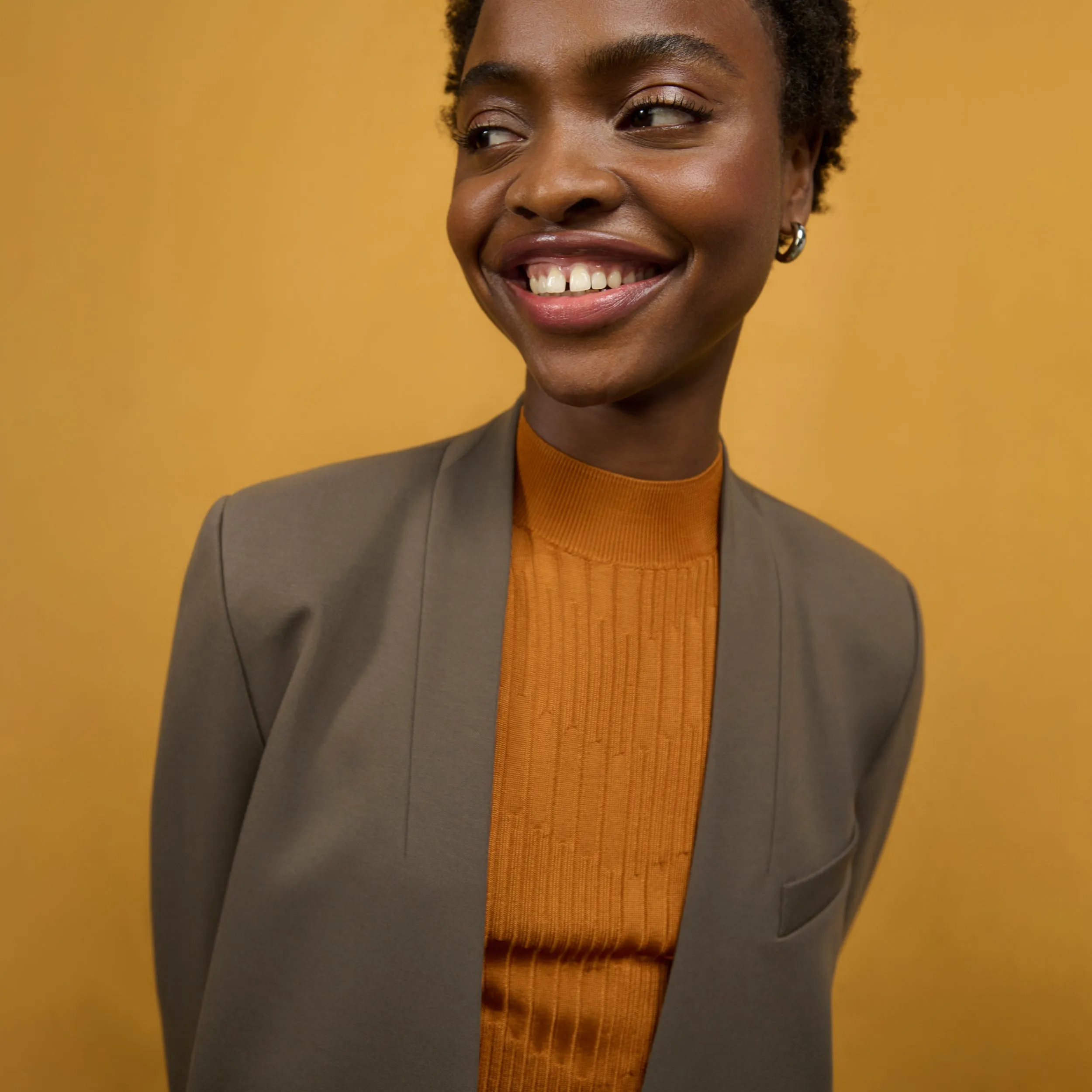 Montean Top - Cascade Knit :: Caramel Summer Wardrobe MultiLayer Stitching