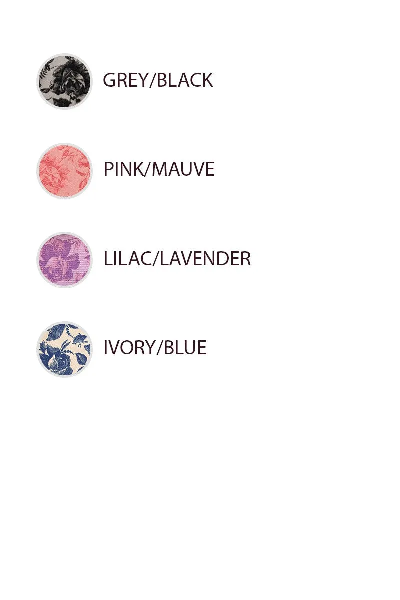 IP6187S-57 | WASHED ROSE PRINTED CROPPED DENIM JACKET All Purpose Outerwear