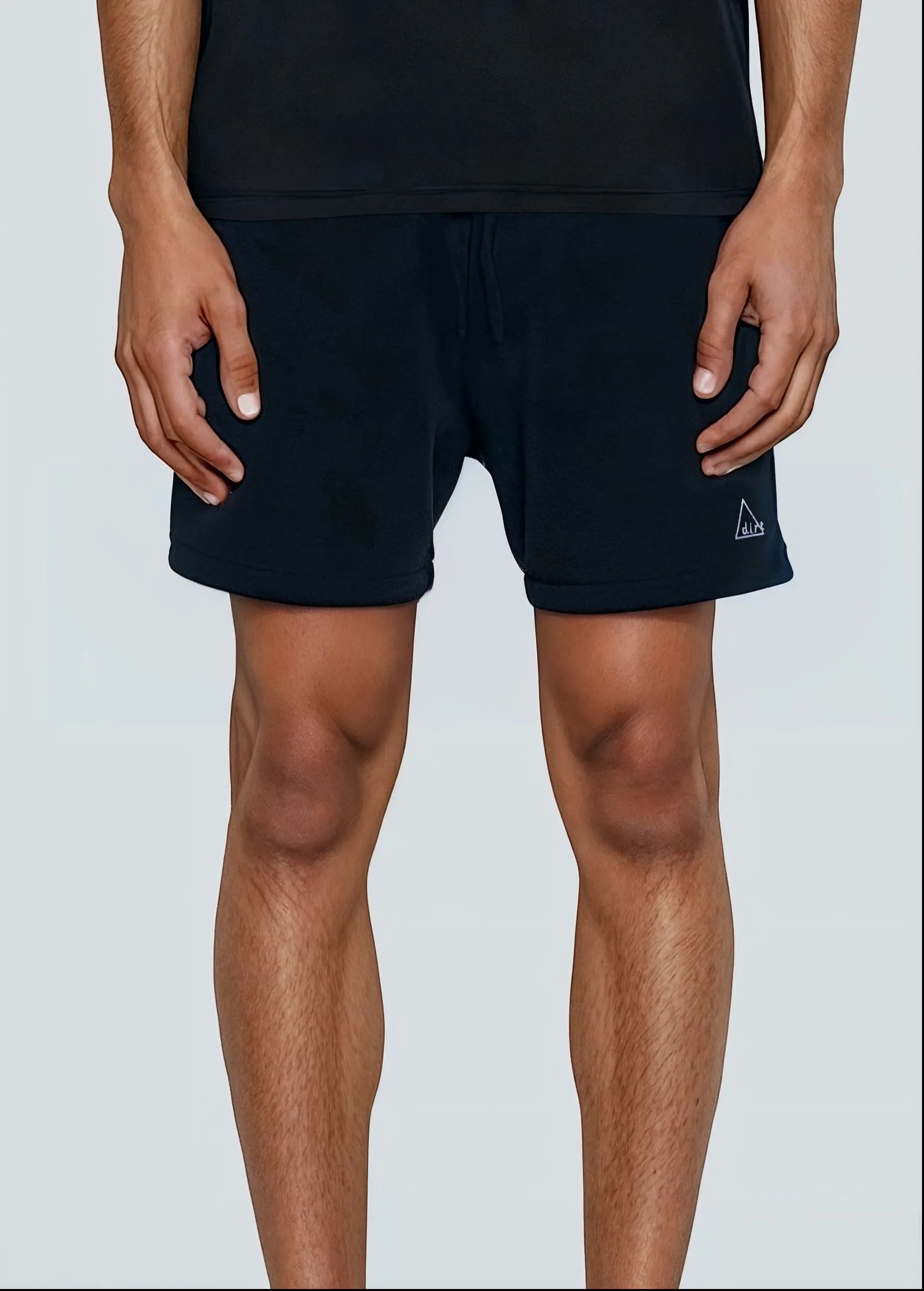smooth zipper DRT Classic Terry Short Embroidered