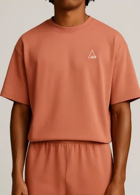 Reflective Trims Yarn Dyed Stripes DRT Cropped Sleeve Sweatshirt