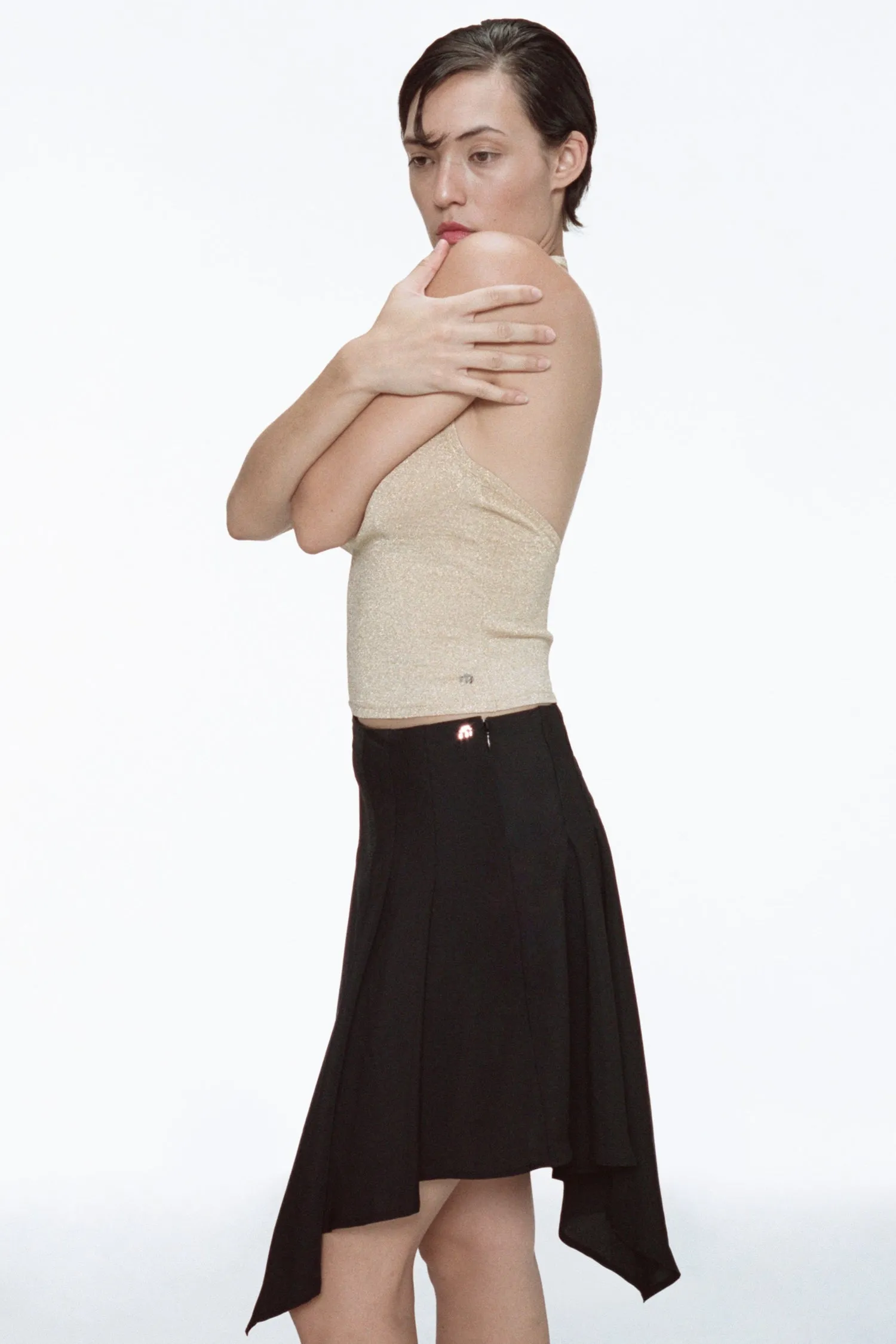 Relaxed Dress Reinforced Buttonholes NATALIA TOP - GOLD