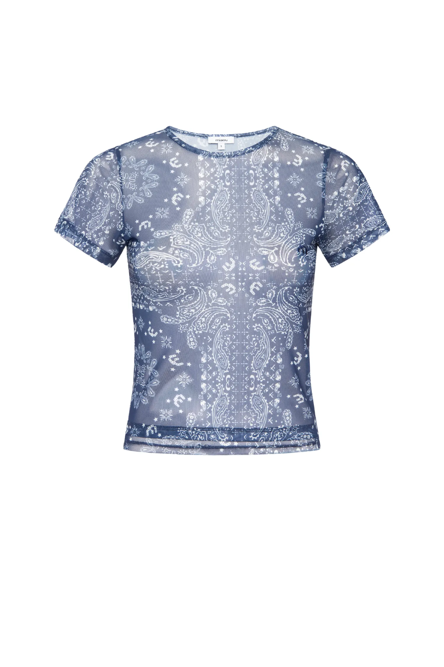 Everyday Trend MESH MINI TEE - BANDANA NAVY