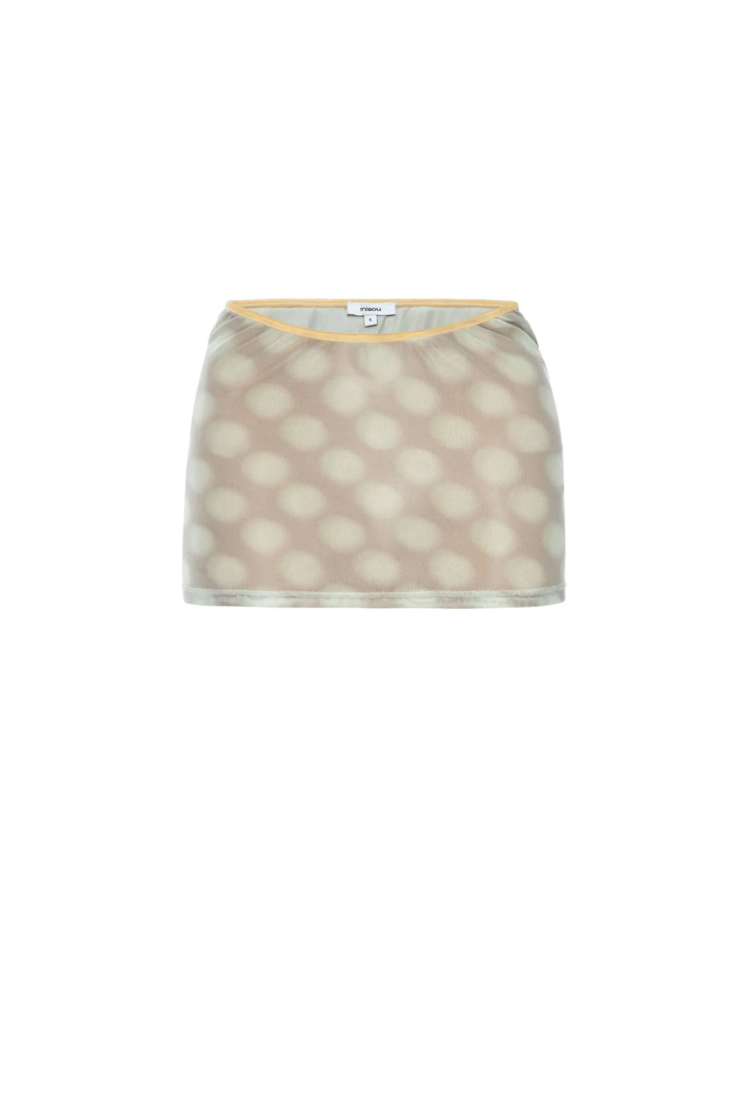 ELEKTRA SKIRT - MINT BLURRED DOT Sun Protection Fabric ZeroWaste Construction