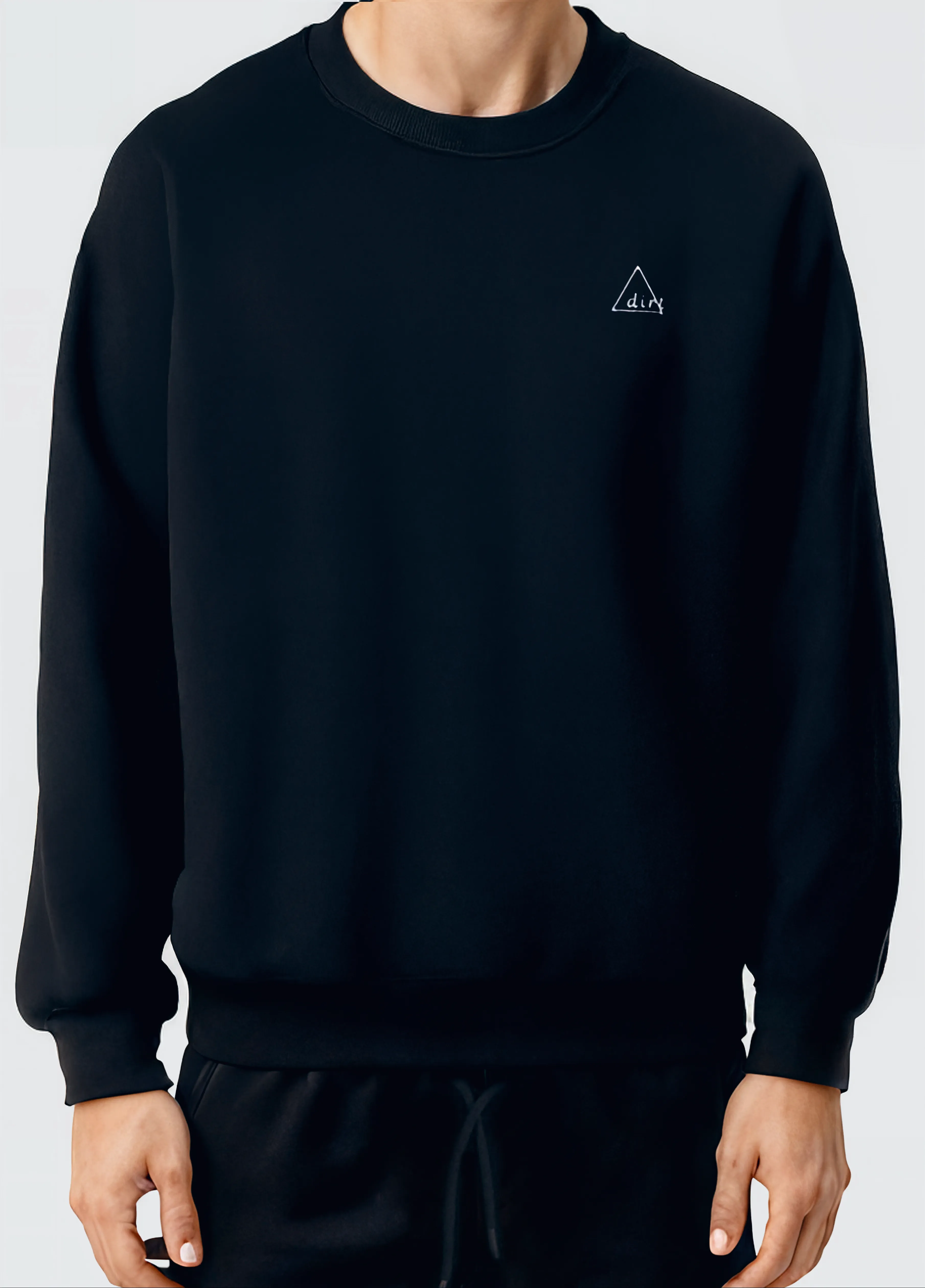 Seamless Design Quilted Insulation DRT Classic Sweatshirt Embroidered