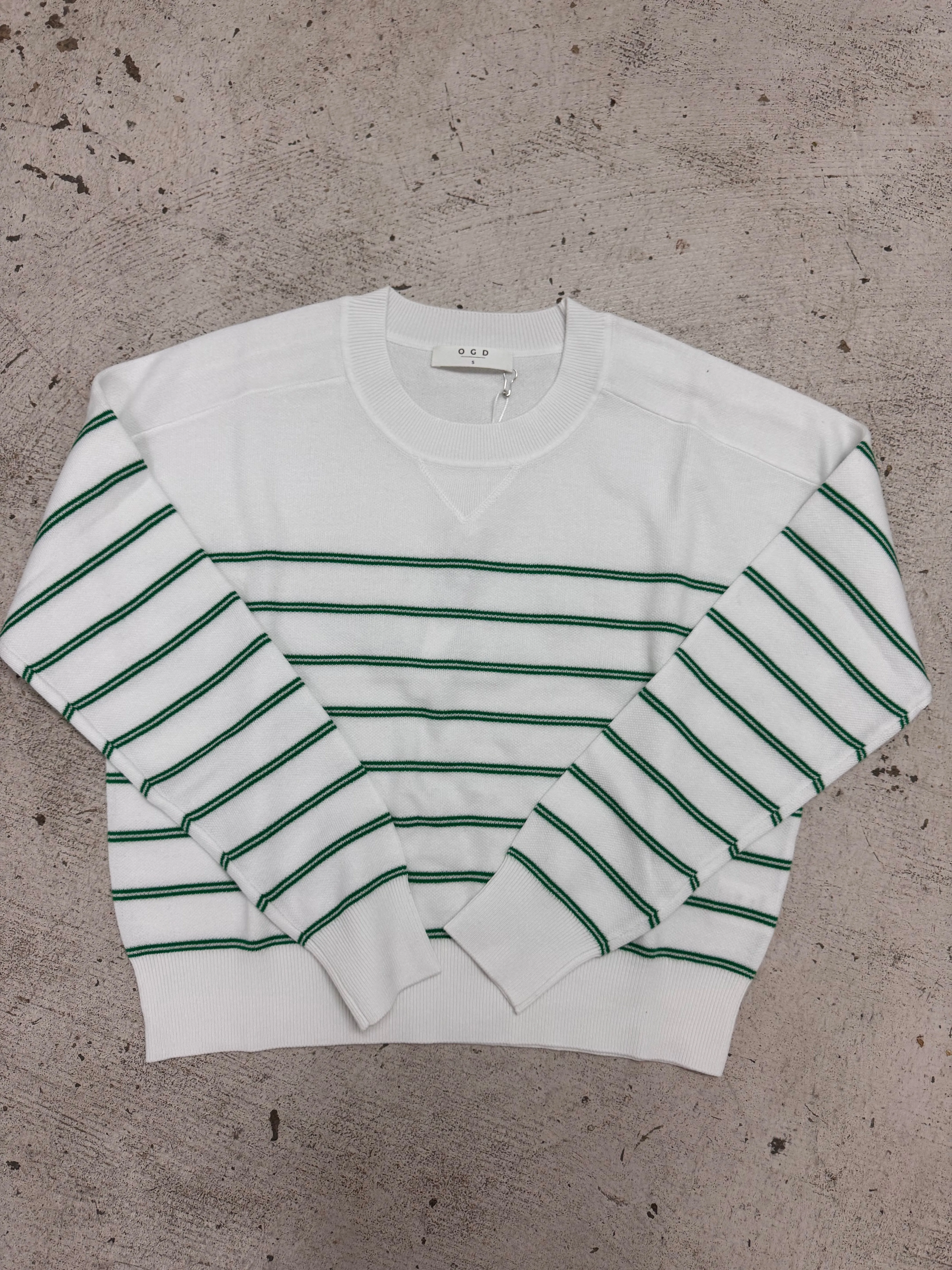 ONE GREY DAY WARWICK STRIPED PULLOVER Everyday Style