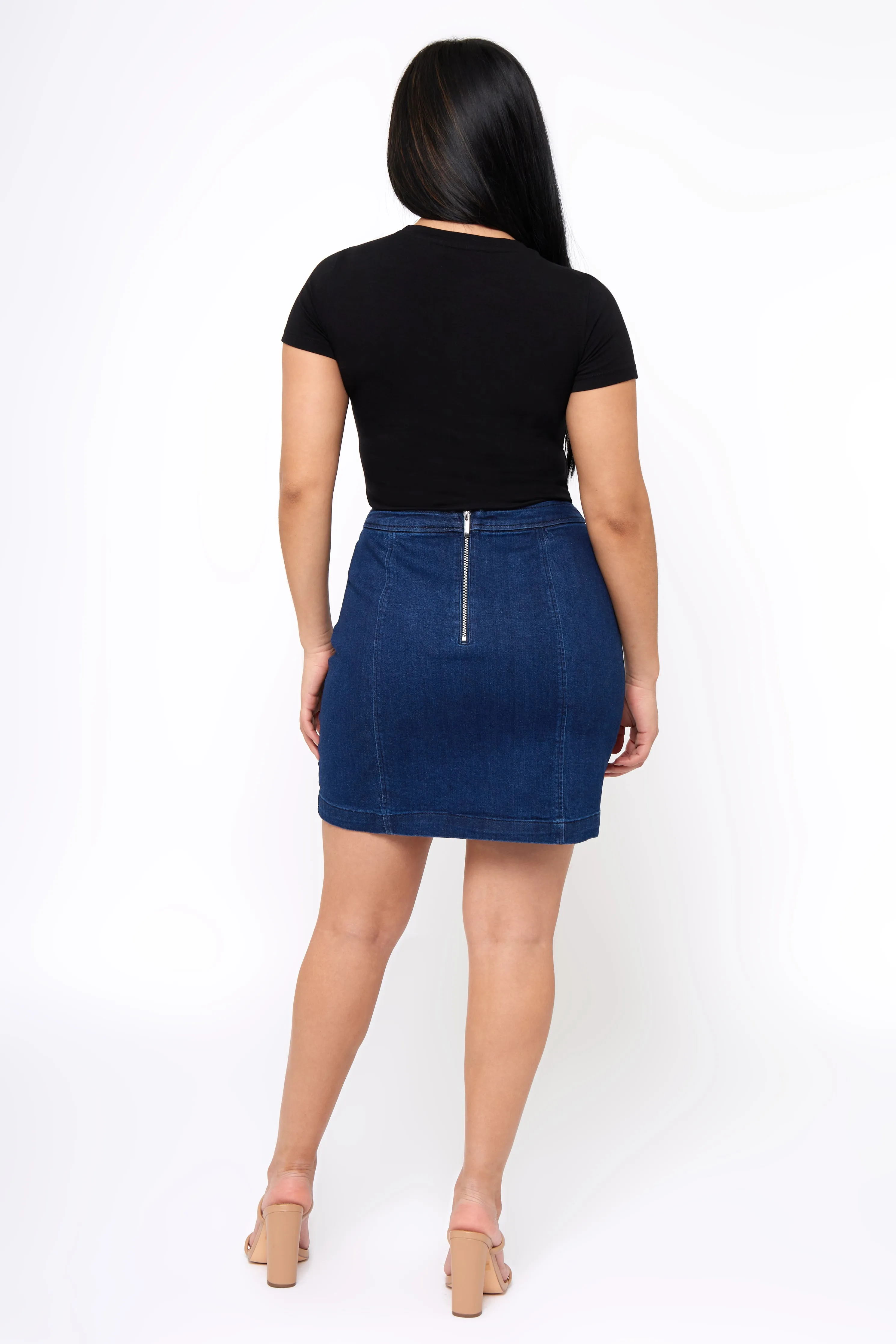 Cotton Rich Balanced Outfit Not My Problem Mini Skirt