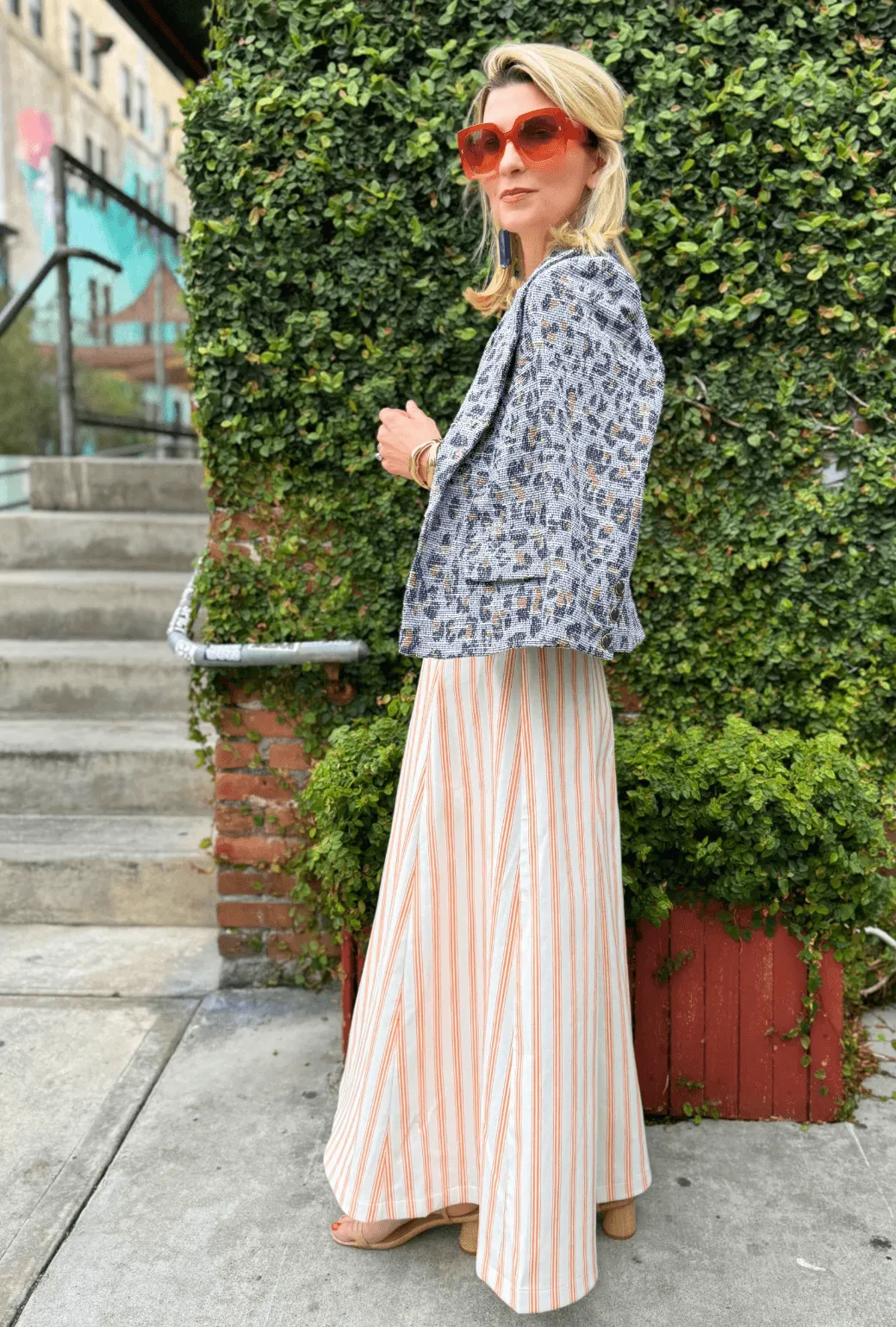 Guest Skirt - L'Orange Stripe Erasable Logo Patch