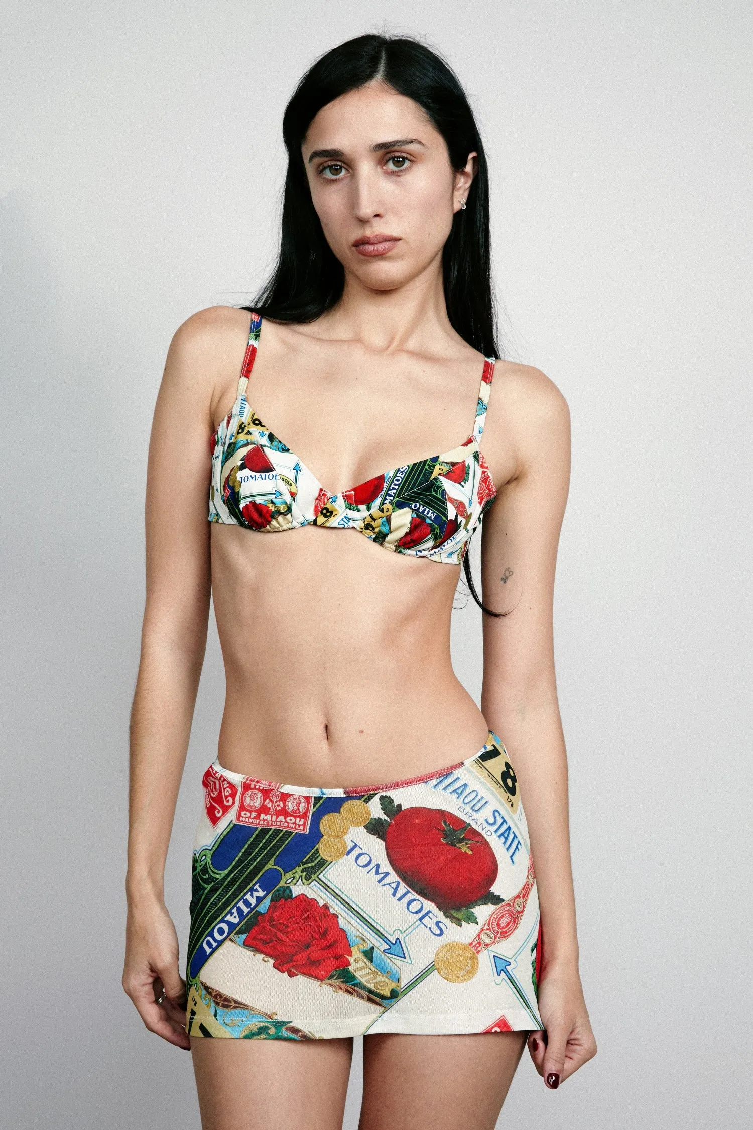 ELEKTRA SKIRT - FIGARO Weighted Hem Trim