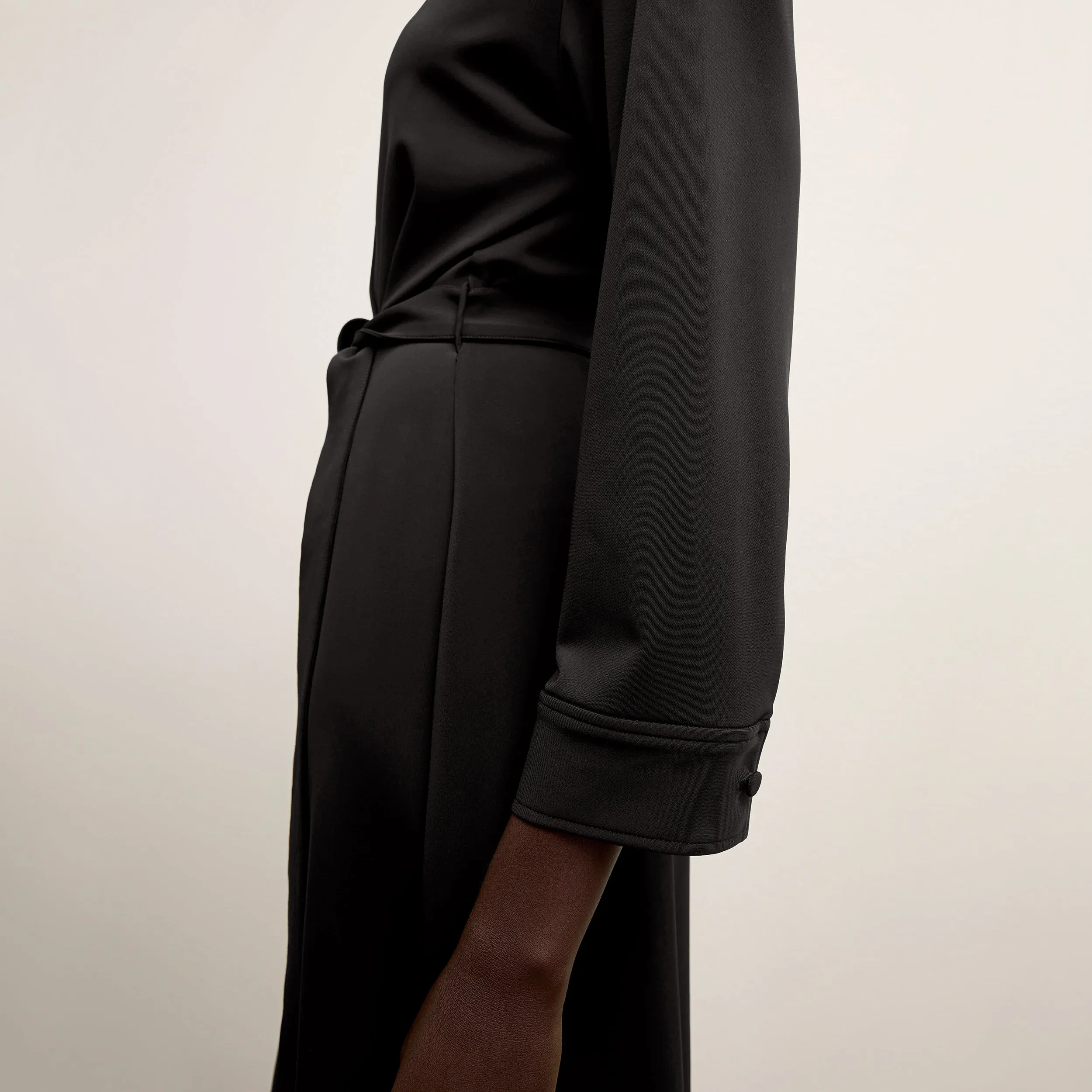 Lightweight Knit Emmett Dress - Italian Jersey :: Black