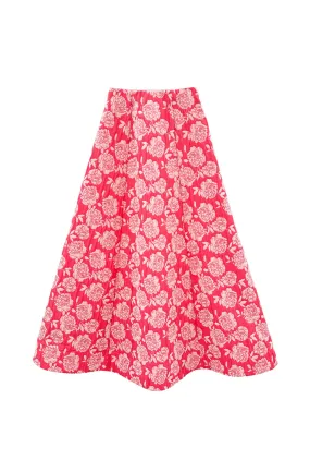 HypoallergenicMaterial AntiSlipGrip Run for the Roses Guest Skirt - Coral