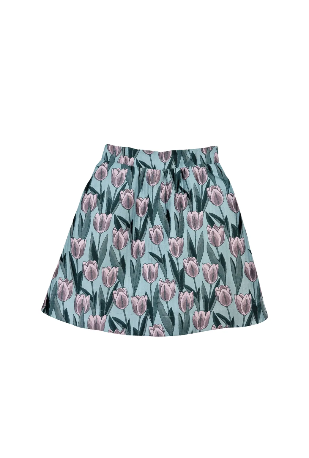 AllDayComfort Sweat Resistant Everyday MINI Skirt -Tulip Jacquard