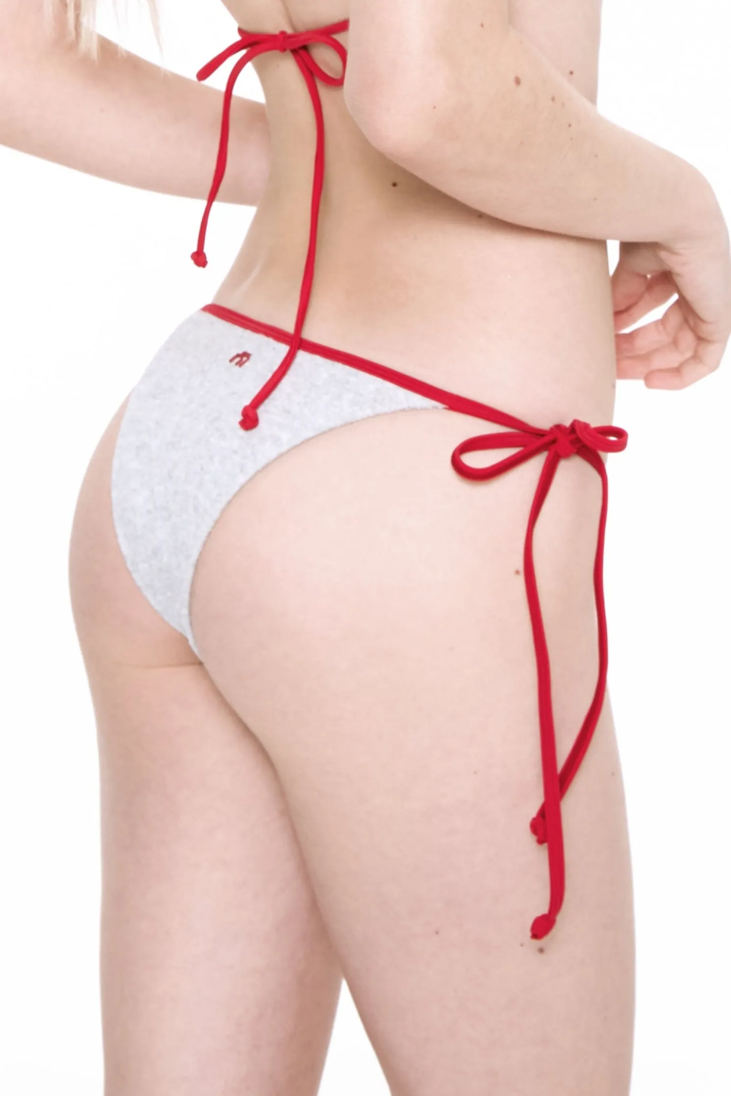 FlexibleLayeredConstruction KAUAI BIKINI BOTTOM - HEATHER GREY