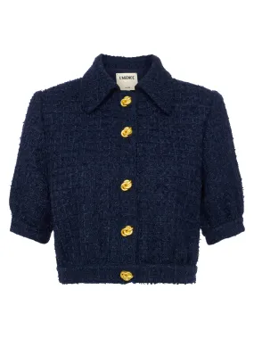 L'AGENCE COVE CROP SHRT SLV JACKET AntiPillingFinish