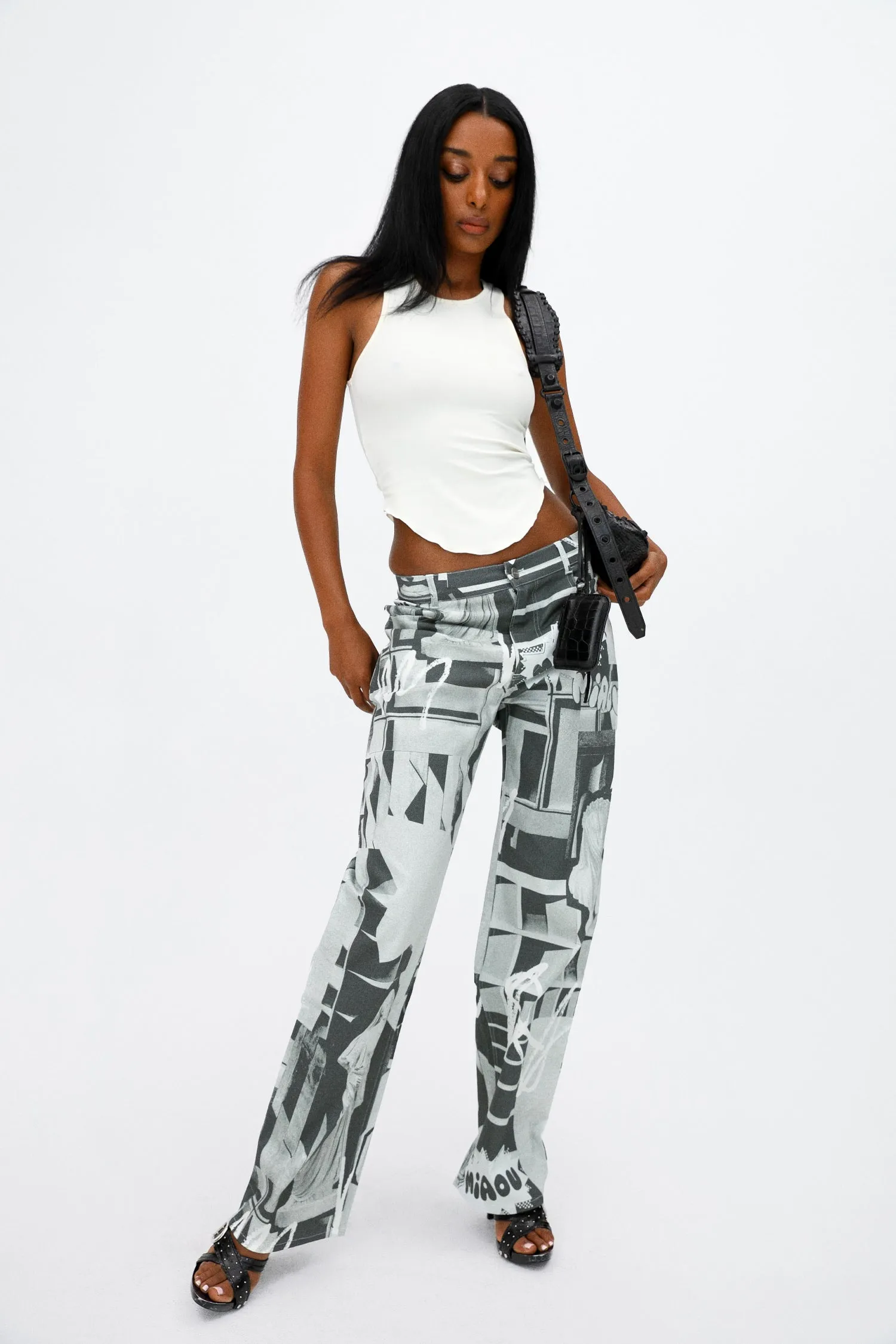 Reflective Trim Details FARGO PANTS - STONE GREY